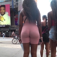 Ebony ass and vpl