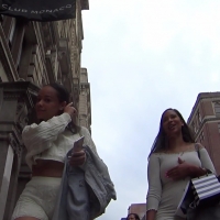 Busted recording two hotties