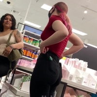 Target babe in jeans