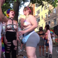 Glitter tits