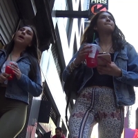 Two leggings hotties (part 1)