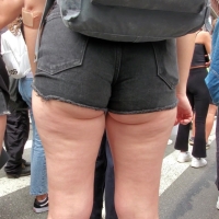 Cheeky white girl