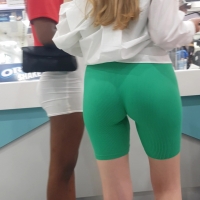 Mint green booty