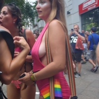 Pride side boob