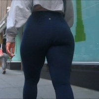 Navy blue booty