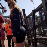 Redhead with a sweet bubble