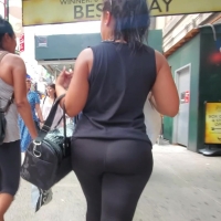 Big bubble brunette