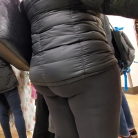 Latina milf wedgie