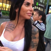 Tattooed Latina bubble