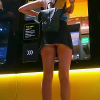 Club girls upskirted