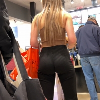 Blonde ass and gap