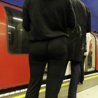 Hungry subway booty