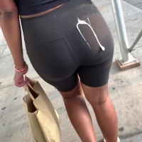 Ebony ass creamed