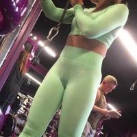 Gym camel toe